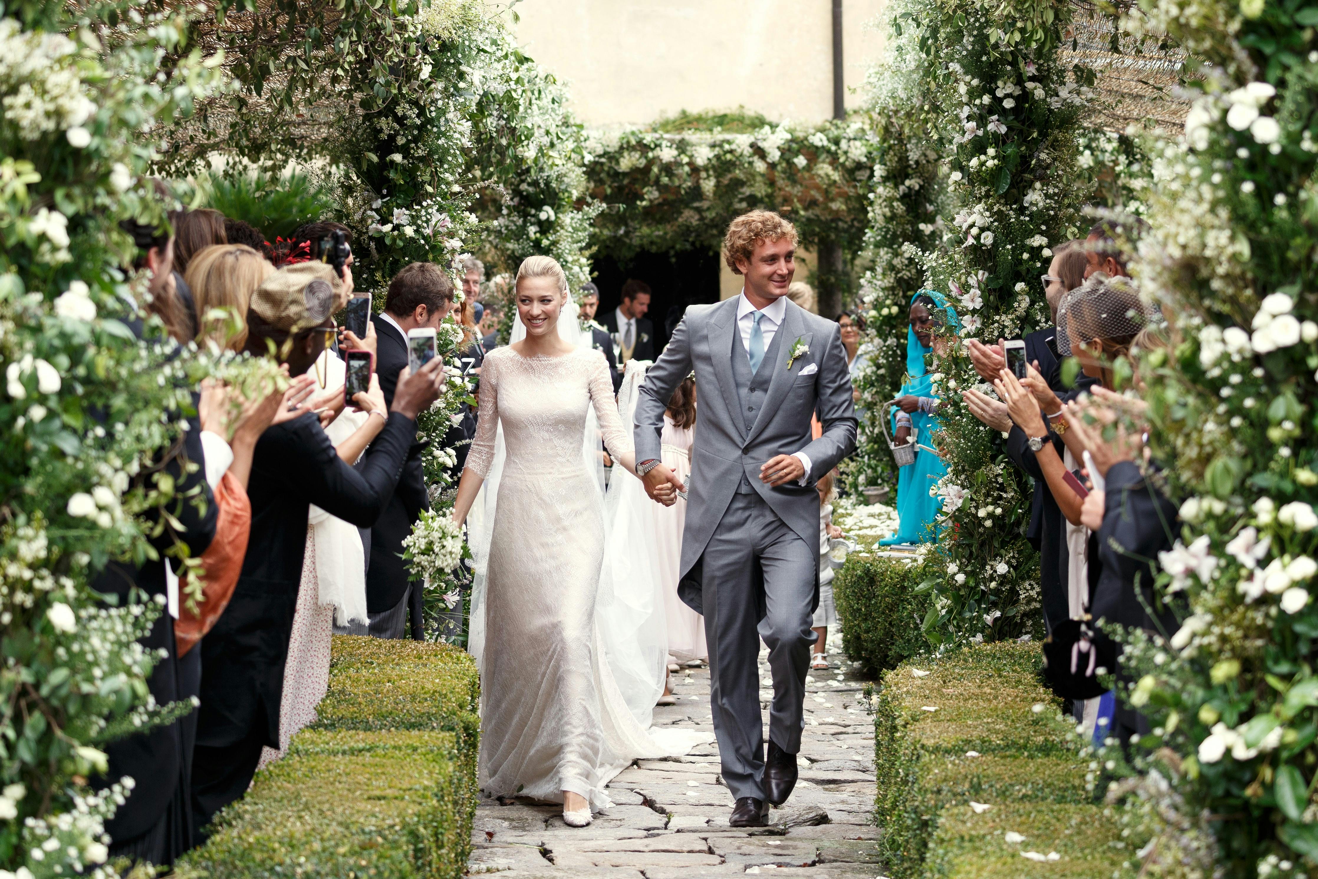 Beatrice Borromeo Marries Pierre Casiraghi In Three Wedding Gowns